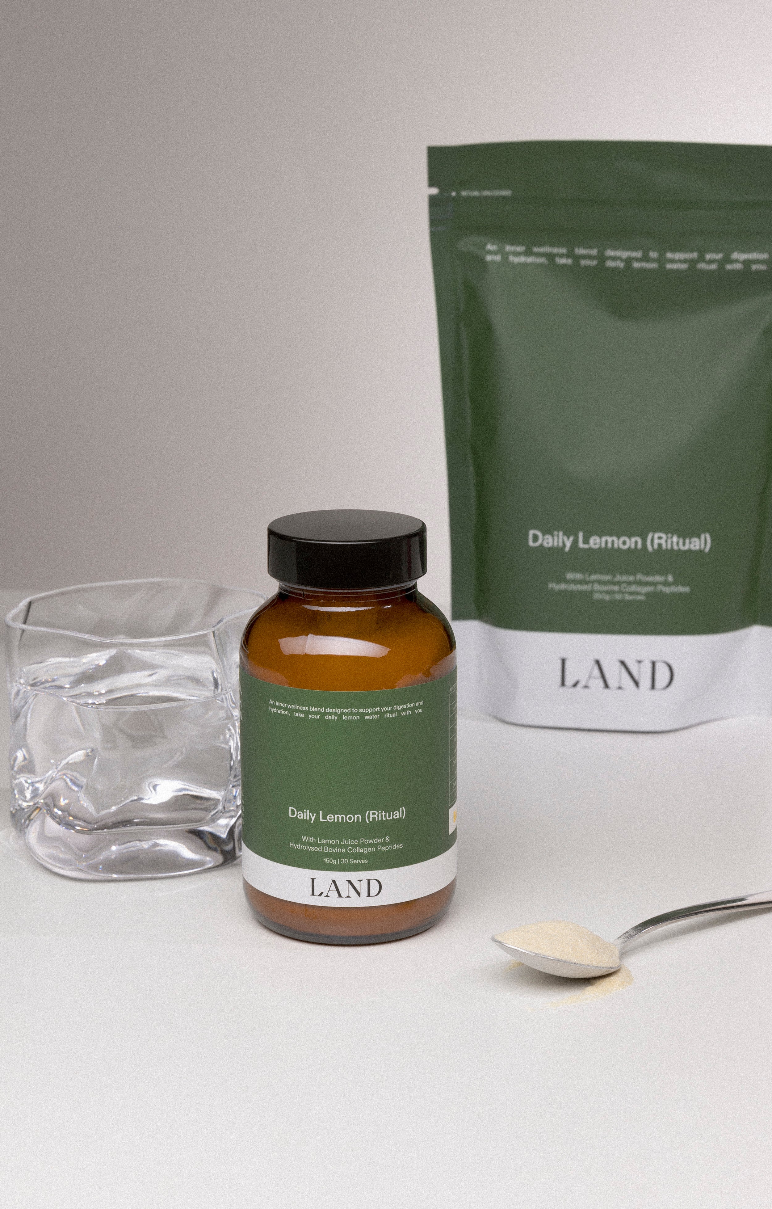 Lemon Ritual Daily Lemon (Ritual) - 250g Refill Pouch – LAND Essentials